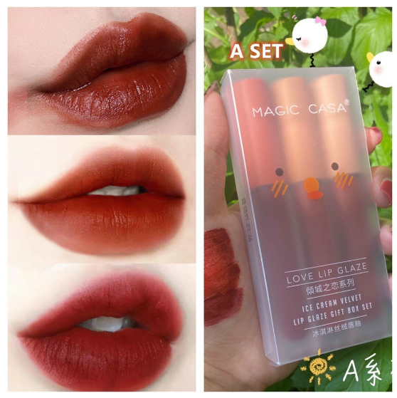 Set 3 Cây Son Kem Lì Herorange Fluffy Lip Glaze Chất Son Siêu Mịn | BigBuy360 - bigbuy360.vn
