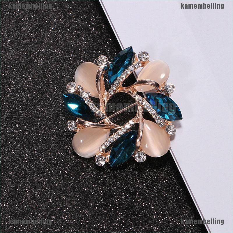 1 Huy Hiệu Cài Áo Hình Bauhinia Đính Pha Lê Thời Trang