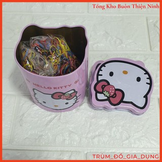 Hộp Thun Cột Tóc Hello Kitty Cho Bé