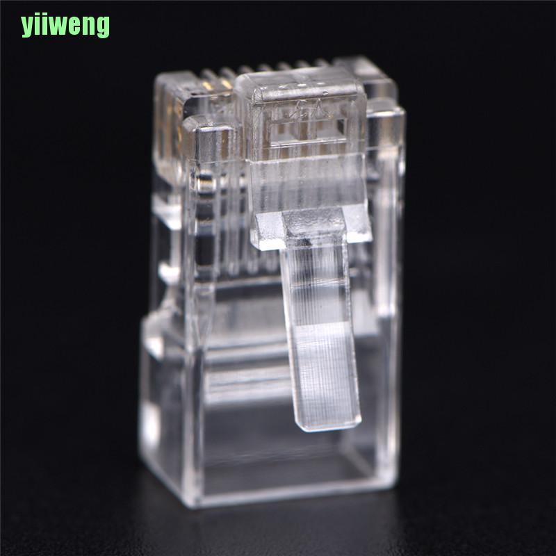 Set 50 Đầu Nối Mạng Rj45 Cat5 8p8c Cho Máy Tính