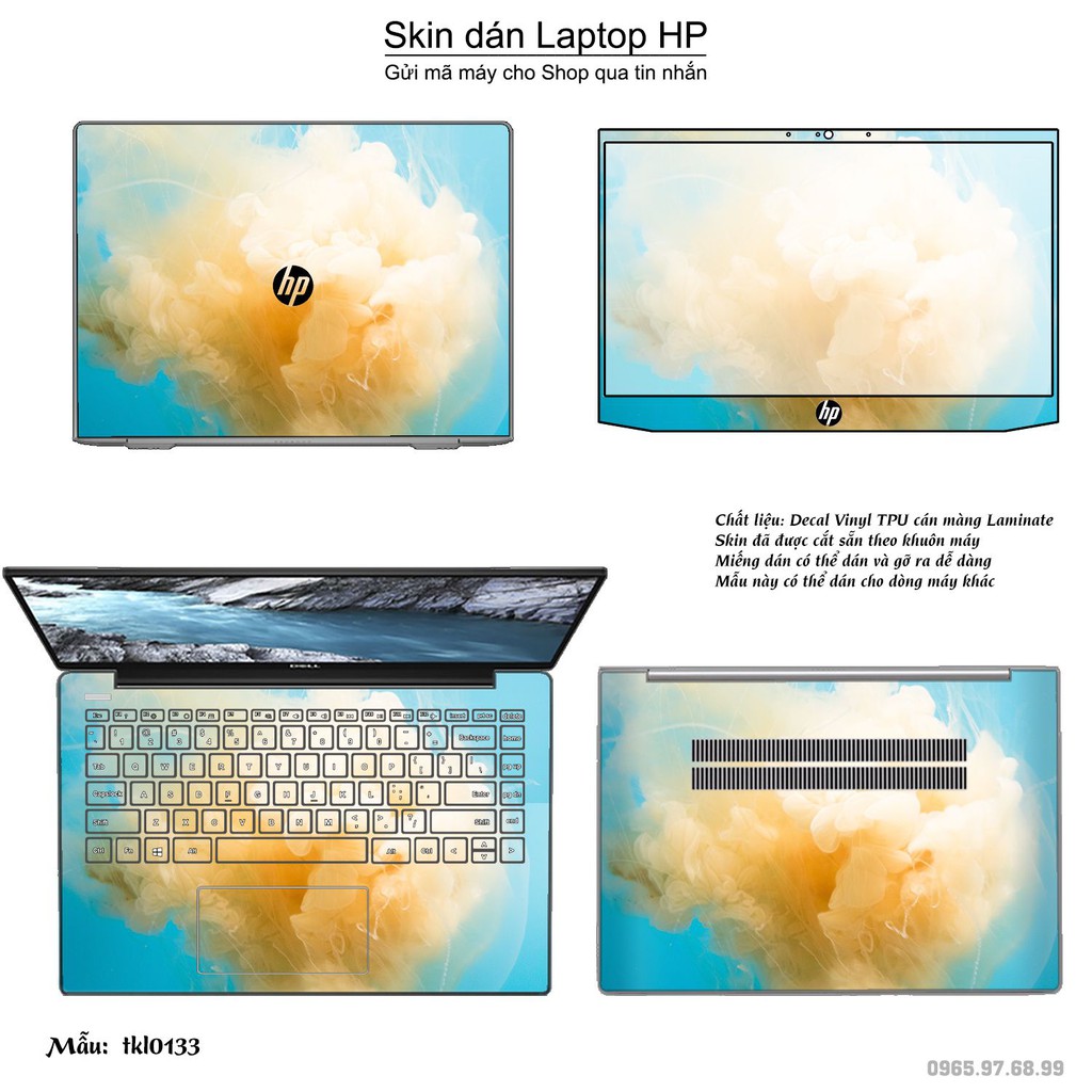 Skin dán Laptop HP in hình thiết kế _nhiều mẫu 3 (inbox mã máy cho Shop)