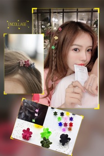 SET 10 CÁI GẤP TÓC MINI CHO BÉ NHIỀU MÀU