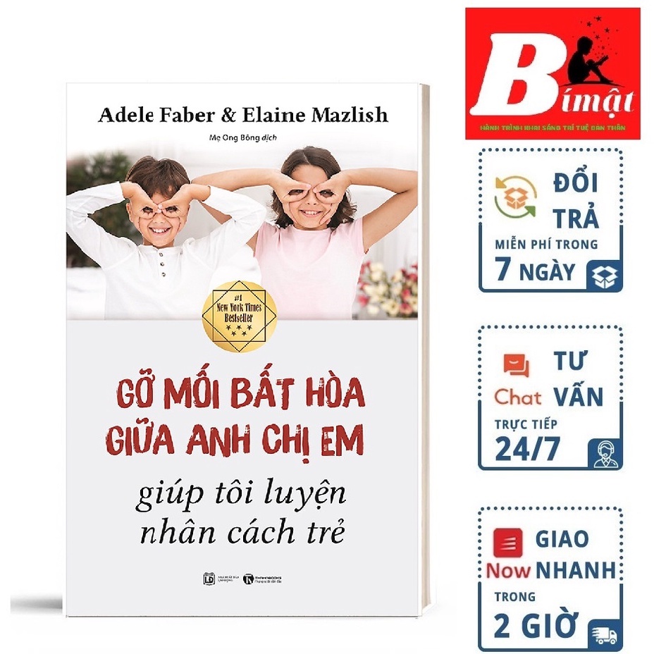 Sách - Gỡ Mối Bất Hòa Giữa Anh Chị Em Giúp Tôi Luyện Nhân Cách Trẻ Tặng Bookmark