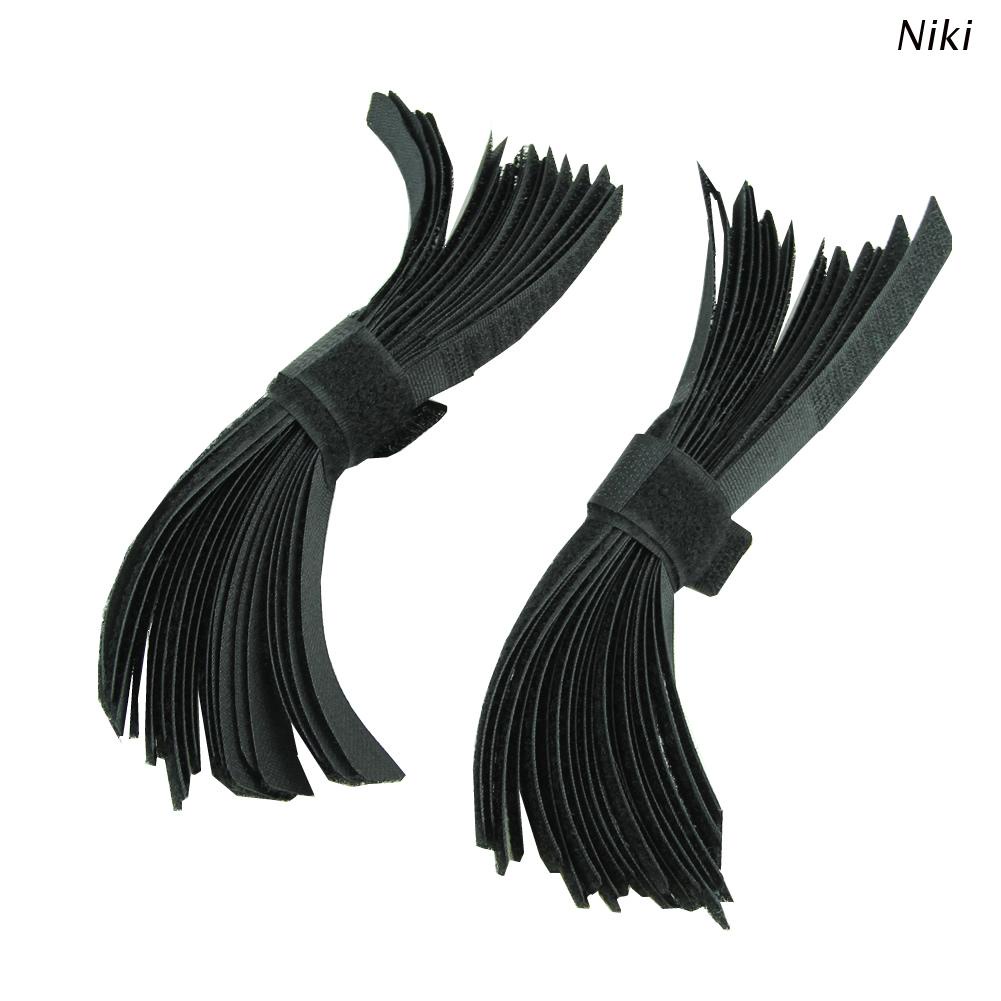 Set dây đai quấn giữ dây cáp gọn gàng nylon kiểu gai dán 6.6inch tiện lợi