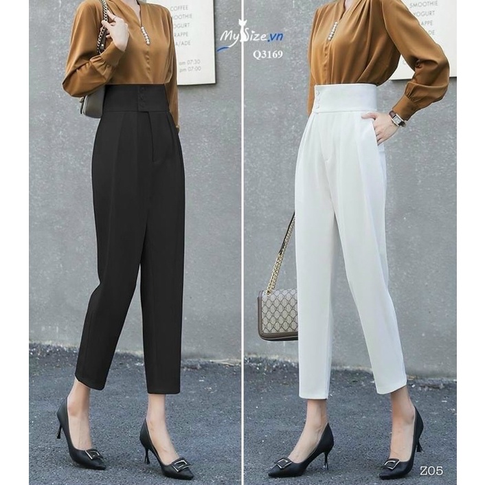 QUẦN BAGGY TÂY LƯNG CAO (KÈM VIDEO HÌNH THẬT)