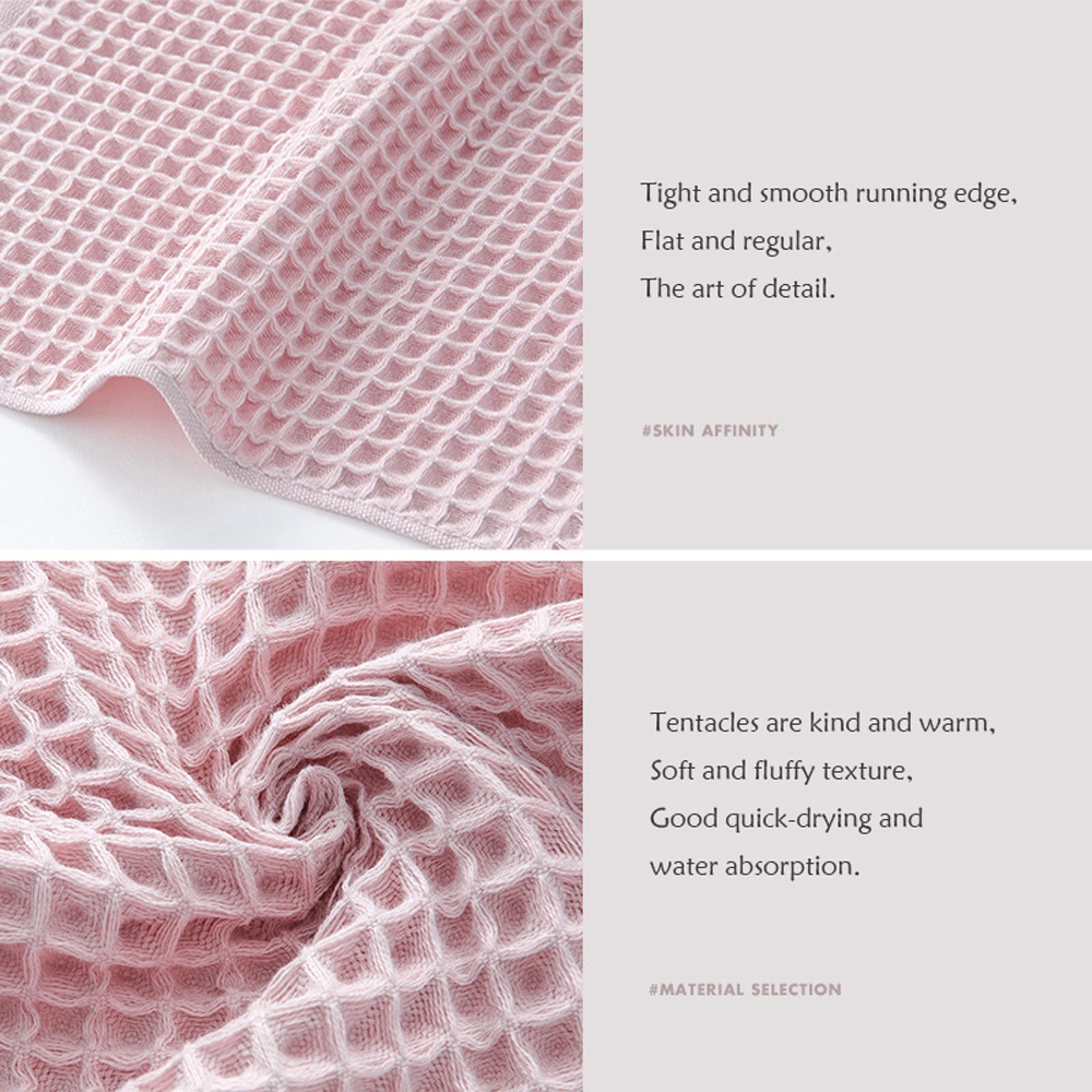 Khăn Lau Mặt Vải Cotton Cỡ Lớn Thấm Hút Tốt Chất Lượng Cao Cho Người Lớn