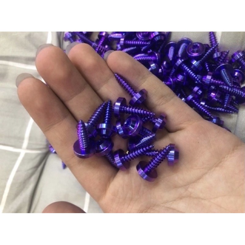 Ốc xoắn nhôm 5ly GR5 loại 1 ( giá 1 con)