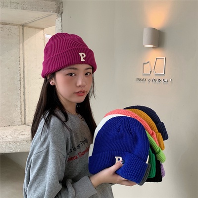 Mũ beanie dệt kim co giãn giữ ấm thời trang cho bé