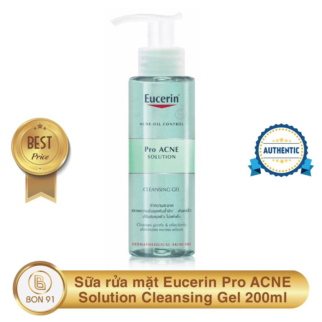 Sữa rửa mặt Eucerin Pro ACNE Solution Cleansing Gel