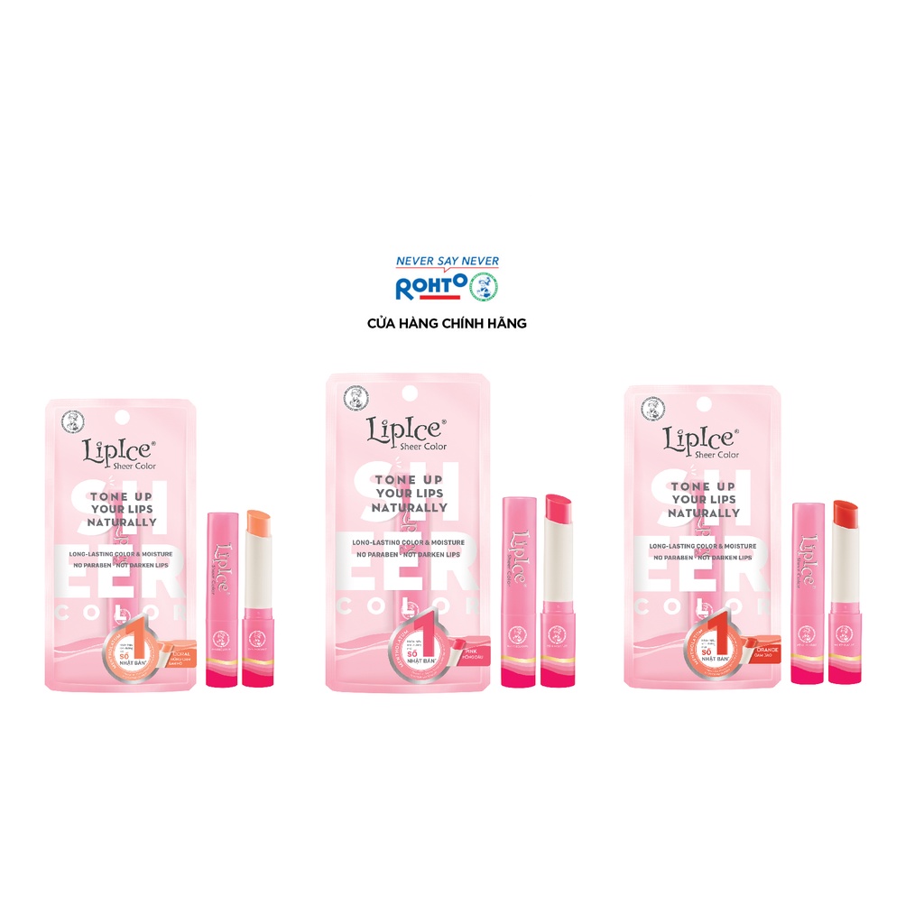 Son dưỡng hiệu chỉnh sắc môi màu tự nhiên Lipice Sheer Color 2.4g