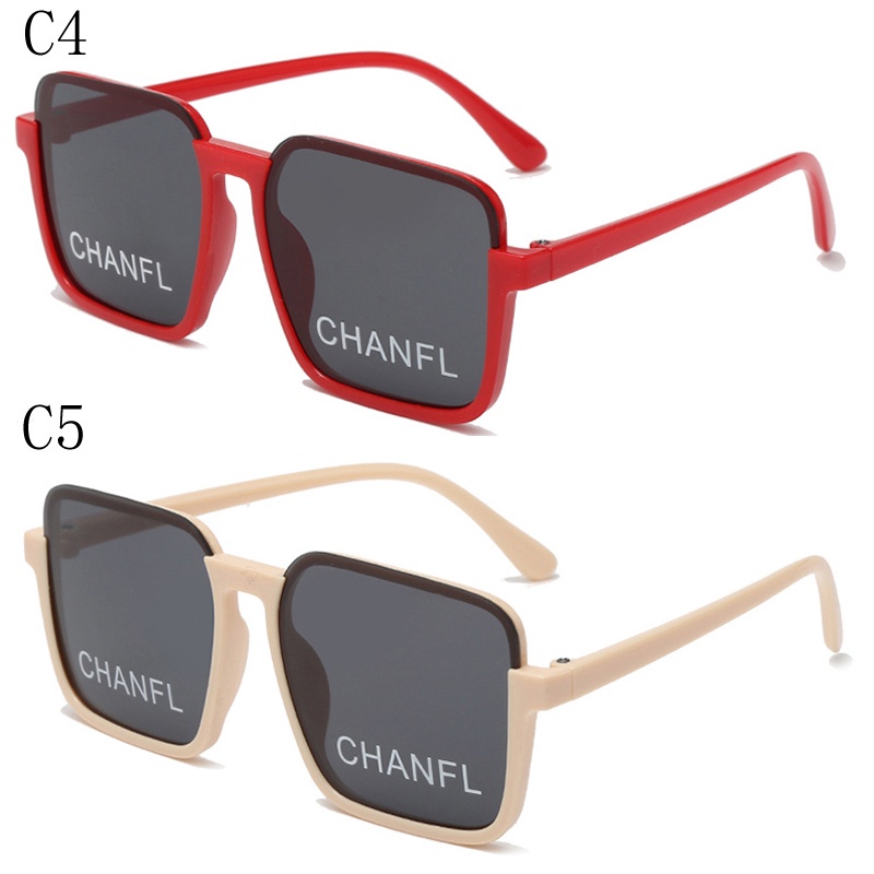 Kính râm thời trang in chữ chống tia cực tím cho trẻ em