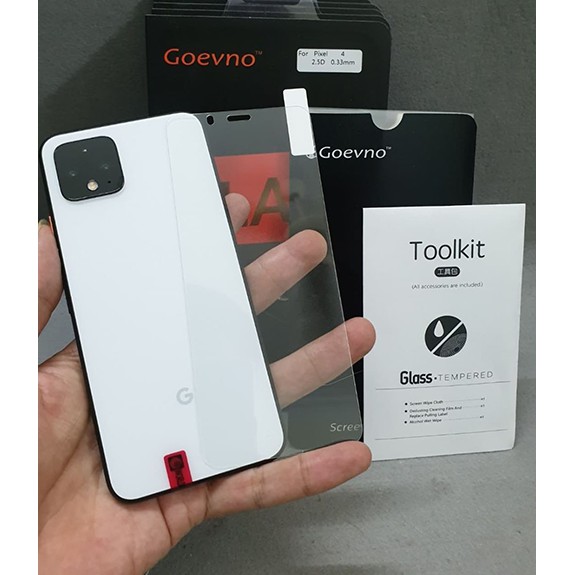 [Google Pixel 4/ 4 XL/ 4XL] Kính cường lực cao cấp chống bám vân tay GOEVNO