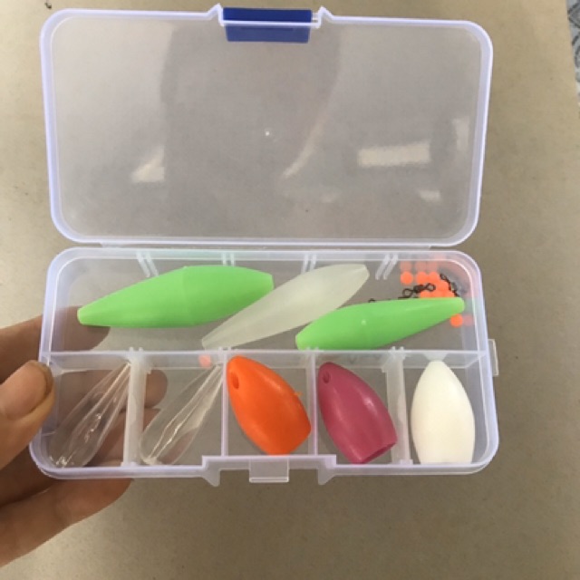 Combo 8 hạt gạo thần kì - hạt hỗ trợ ném xa câu lure