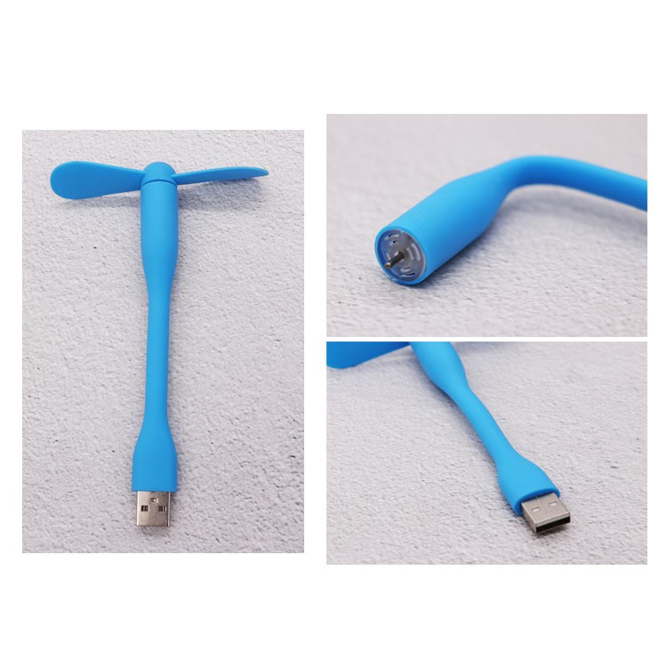 Quạt mini USB 2 cánh siêu mát, tiện lợi