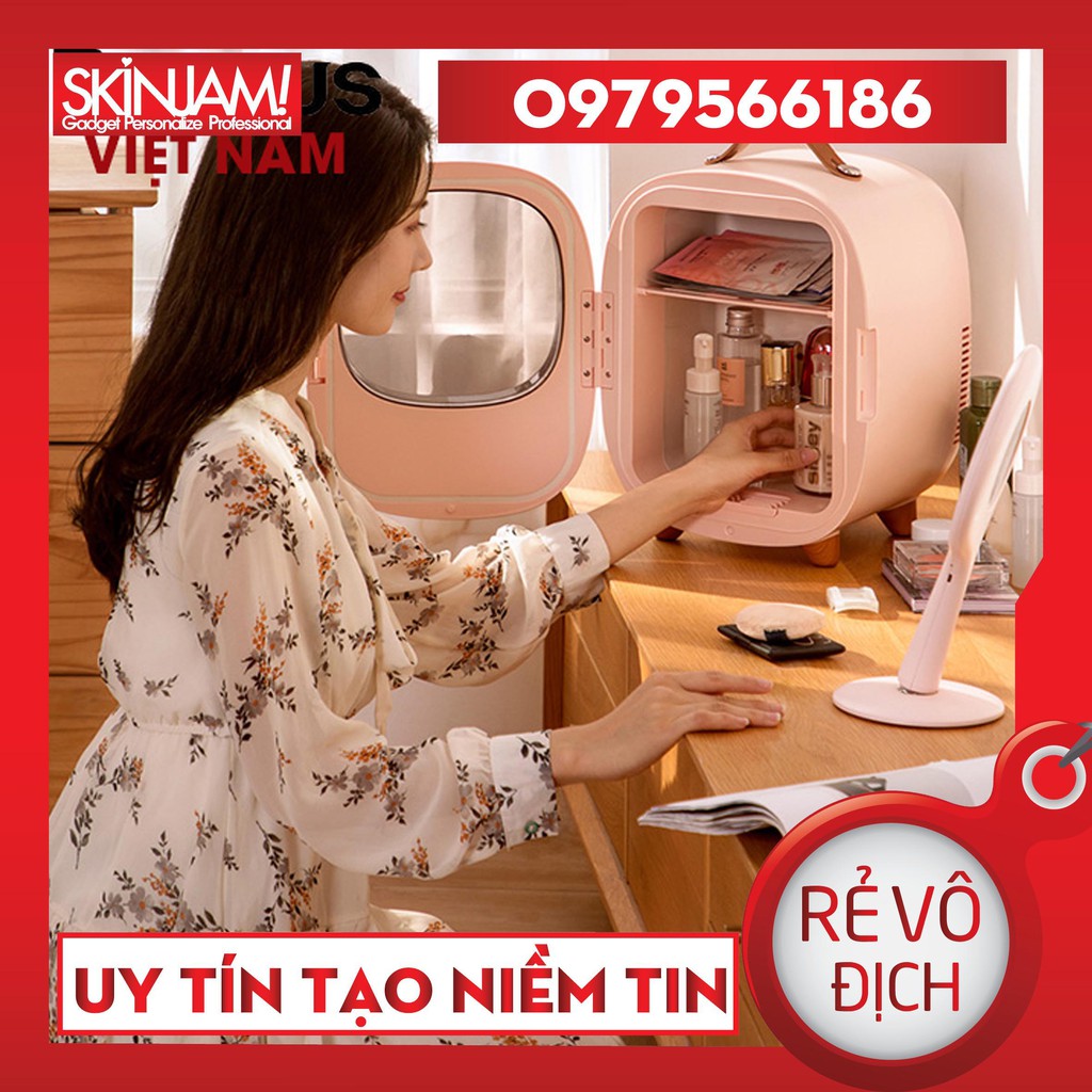 Tủ Lạnh Mini Dung Tích 8L, Hai Chế Độ Nóng / Lạnh, Sử Dụng Cho Văn Phòng, Gia Đình, Dễ Dàng Mang Đi Du Lịch, Picnic