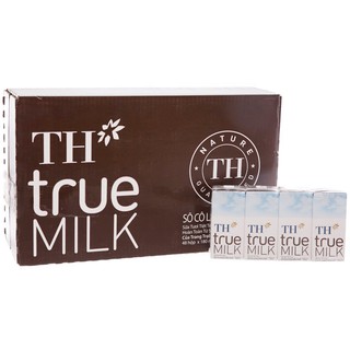 Thùng 48 hộp sữa tươi tiệt trùng socola TH true MILK 180ml “GIÁ BÁN ĐÃ TRỪ KHUYẾN MÃI”