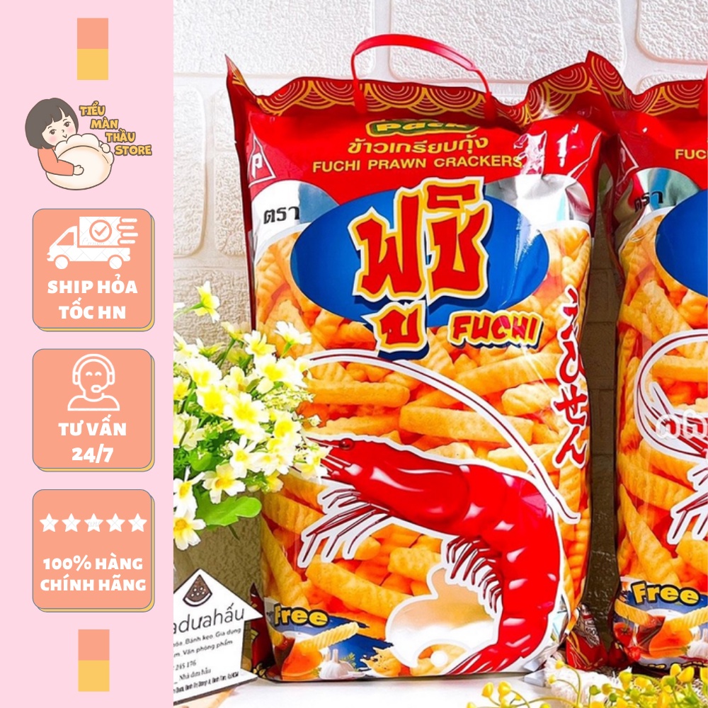 Bim bim khổng lồ Thái Lan Fuchi, snack tôm nướng bịch lớn - Tiểu Màn Thầu Store