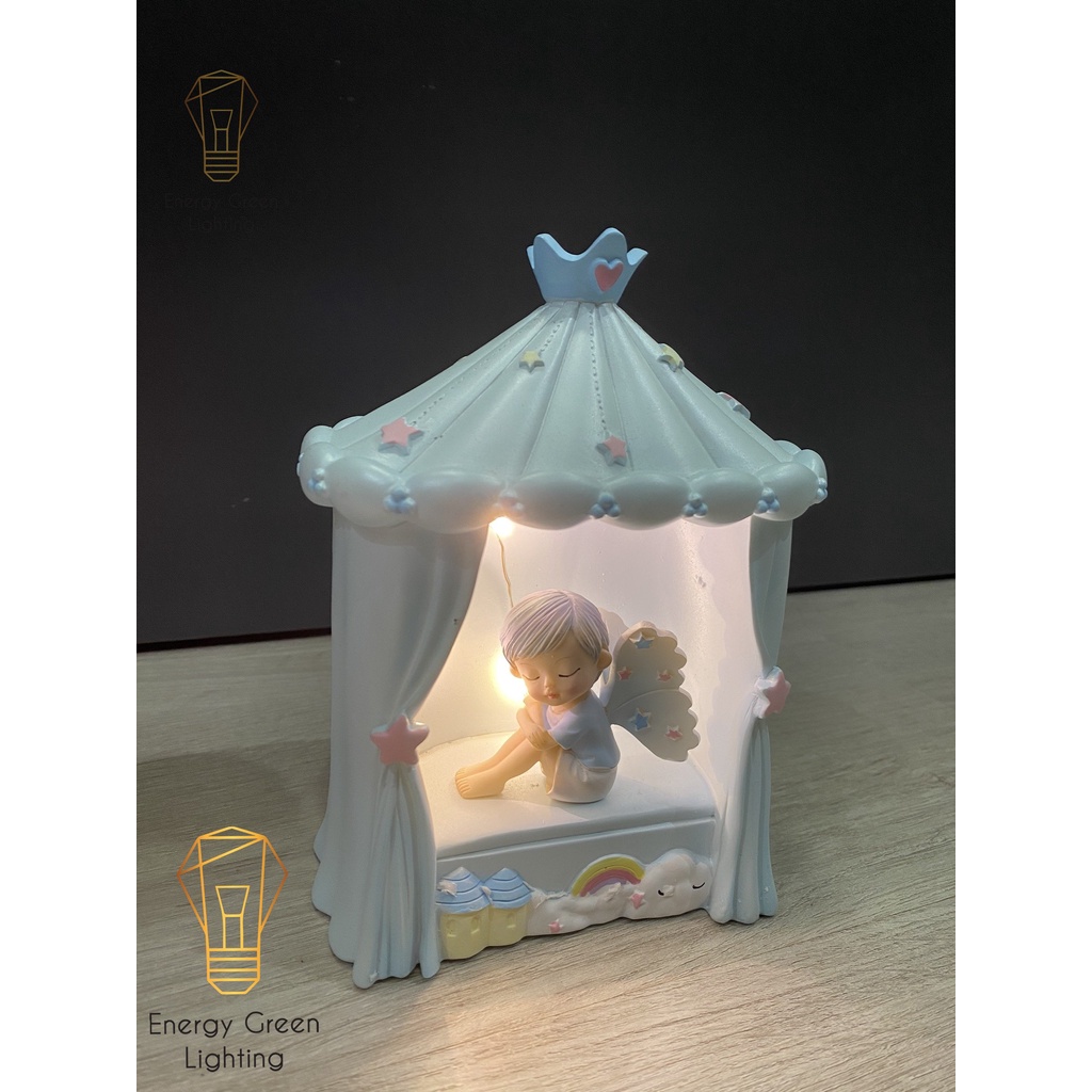 Đèn ngủ trang trí Energy Green Lighting - cô bé siêu dễ thương - món quà cho bé và trang trí decor căn phòng