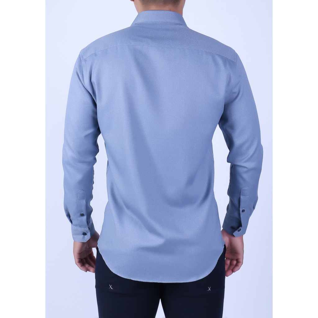 Áo sơ mi dài tay nam Owen màu xanh xám - AR91316DT | BigBuy360 - bigbuy360.vn