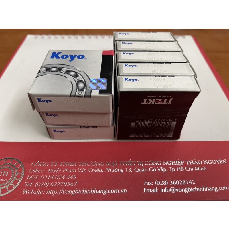 Vòng bi bạc đạn 16004 - Hàng chính hãng Koyo/Japan