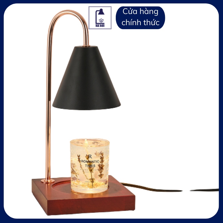 Đèn đốt nến thơm - Phụ kiện nến thơm BBW, Yankee, Candle Cup - Đế gỗ chỉnh độ sáng to nhỏ