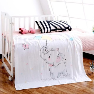 Chăn Lụa 4 Lớp Thấm Nước Siêu Mềm Hàng Cao Cấp Cho Bé