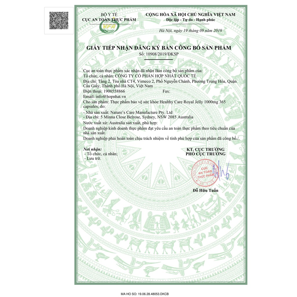 (tem Chemist, date 2023) Viên uống sữa ong chúa Royal Jelly, 365 viên - Mẫu mới | Thế Giới Skin Care