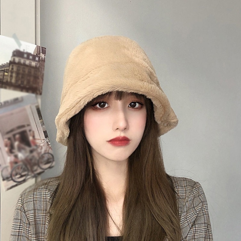 Mũ xô chống gió mùa đông màu trơn cho phụ nữ