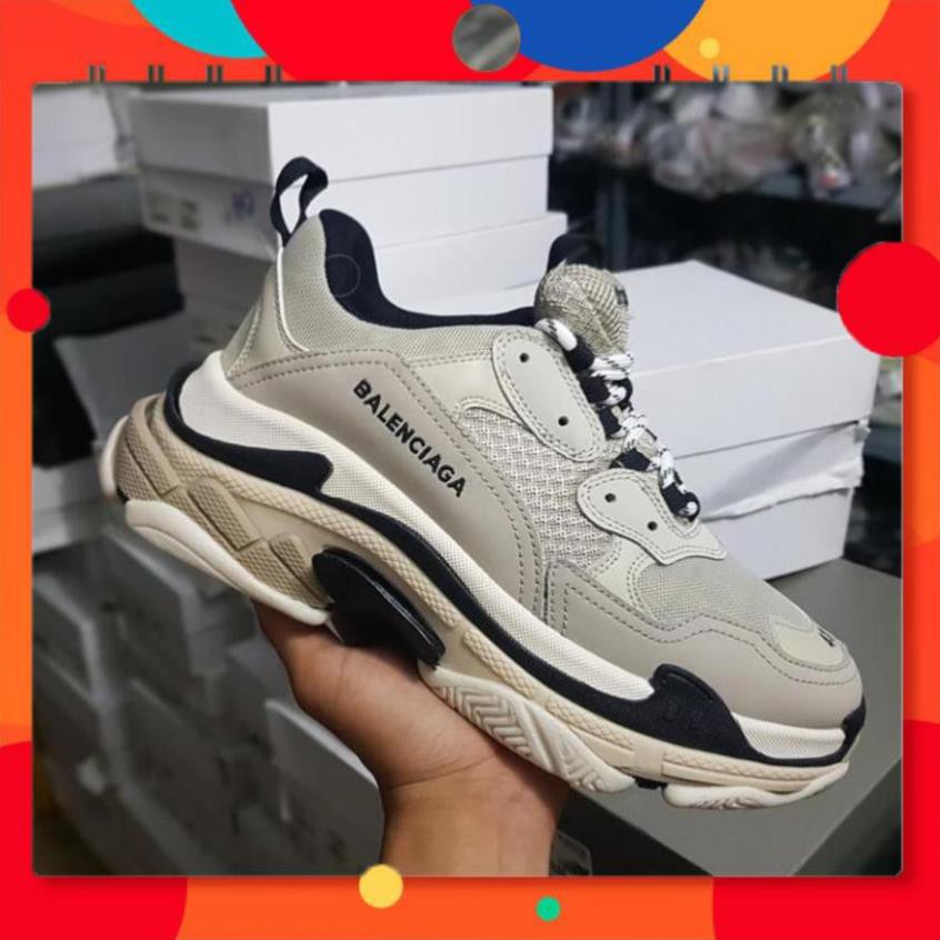 Giày Balenciaga Triple S Xám Đen Chất Nhất 👟 Xịn Nhất 2020 . A12 ✪ - Rẻ nhất quả đất * L " -v23 ' ₐ