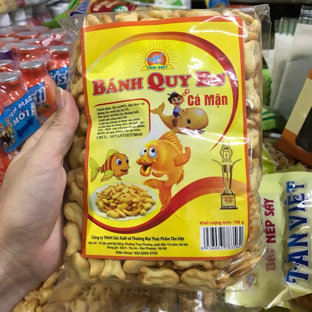 Bánh quy bơ cá mặn