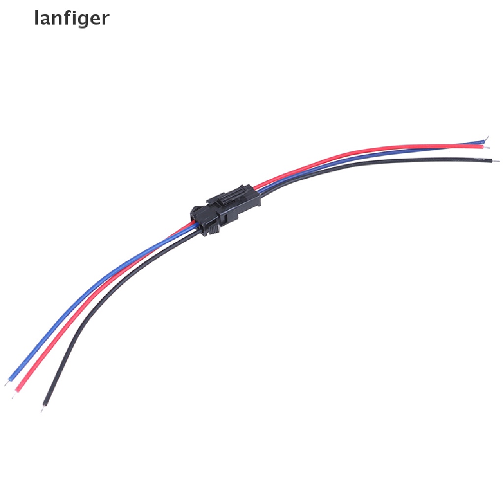 5 Cặp Đầu Nối Dây Đèn LED 20cm SM 2Pin 3Pin 4Pin