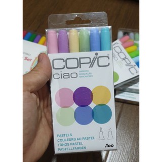 Bút tô màu Copic Ciao Marker Pastel set (6 cây)