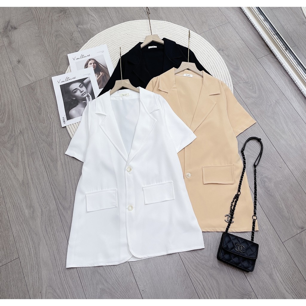 Khoác vest blazer basic