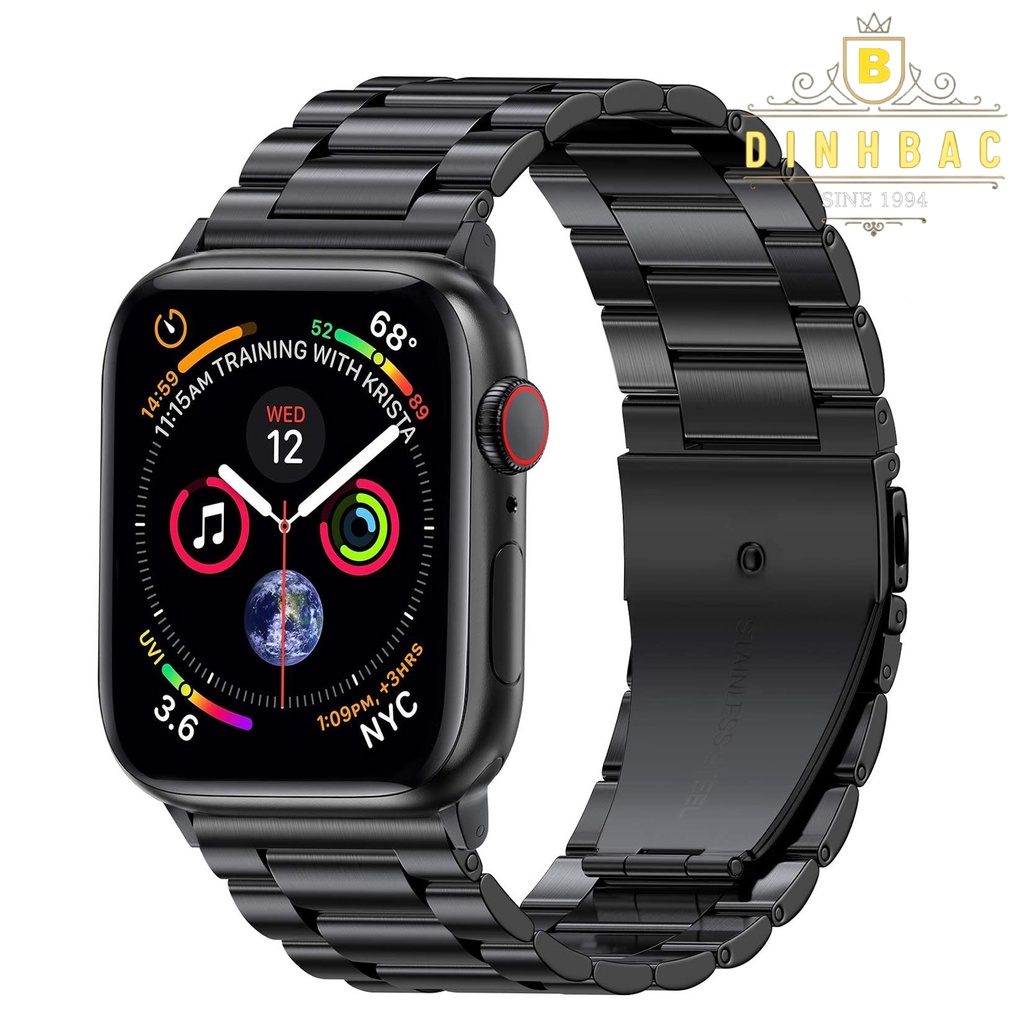 Dây đồng hồ apple watch hợp kim không rỉ đẳng cấp sang trọng dây đồng hồ seri 6/5/4/3/2/1