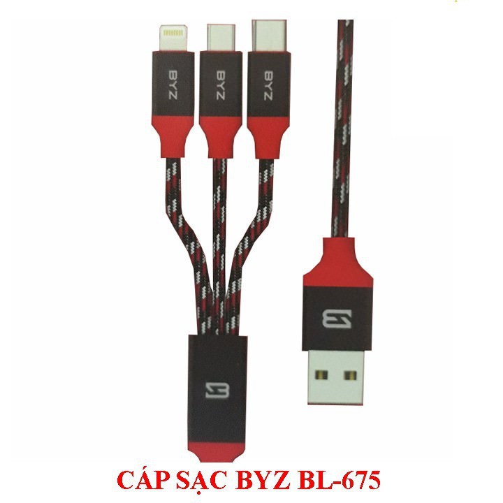 CÁP SẠC 3 ĐẦU BYZ BL-675