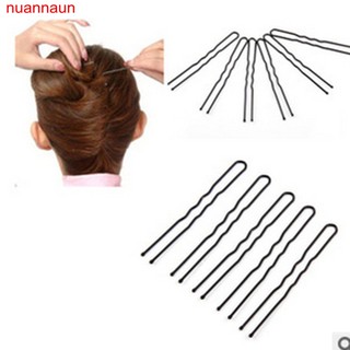 Bộ 50 kẹp tăm hình chữ U màu đen thiết kế đơn giản