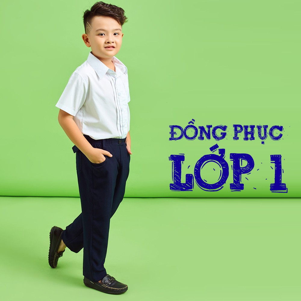 Quần dài đồng phục học sinh,đồng phục học sinh cho bé cấp 1, lớp 1,chất liệu cotton nhật giá tốt, vải bền,đẹp, lưng thun