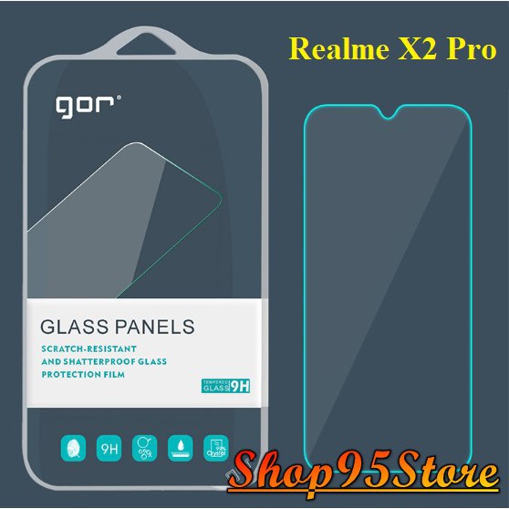 Bộ 2 miếng cường lực Gor Realme X2 Pro