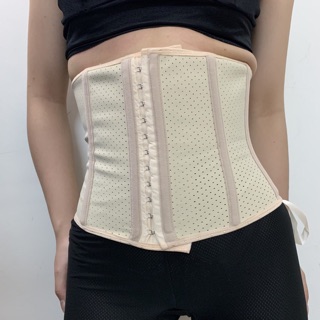 Đai Latex Lỗ Thông Khí 9 Xương Ngắn 24cm Mz