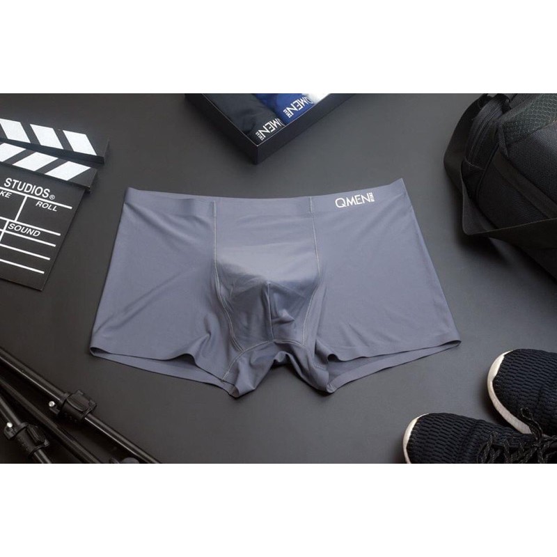 Quần Sịp Đùi Nam Su Đúc Không Viền Cao Cấp Chất Thun Lạnh Quần Boxer Không Đường May Co Giãn Siêu Thoải Mái - QMEN