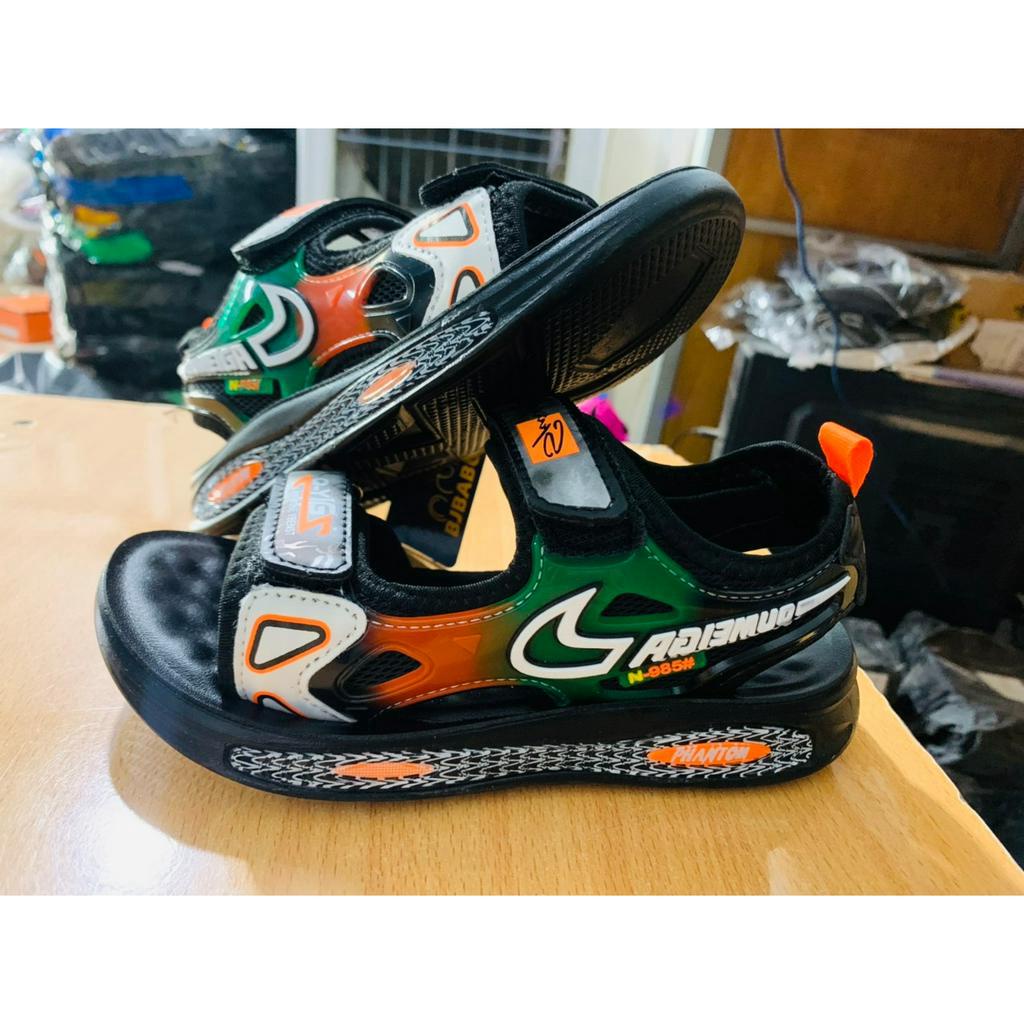 Sandal cho bé trai đi học phong cách thể thao khỏe khoắn - dép quai hậu cho bé size đại khâu đế bền đẹp 315