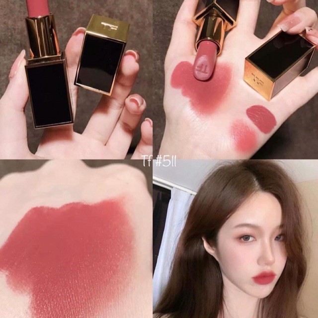 [NEW] Son TOM FORD BST Trà Sữa Lip Color Matte Màu 511 Steel Magnolia