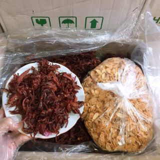 500gram khô heo cháy tỏi - heo khô cháy tỏi sợi dai dai ngon ngon