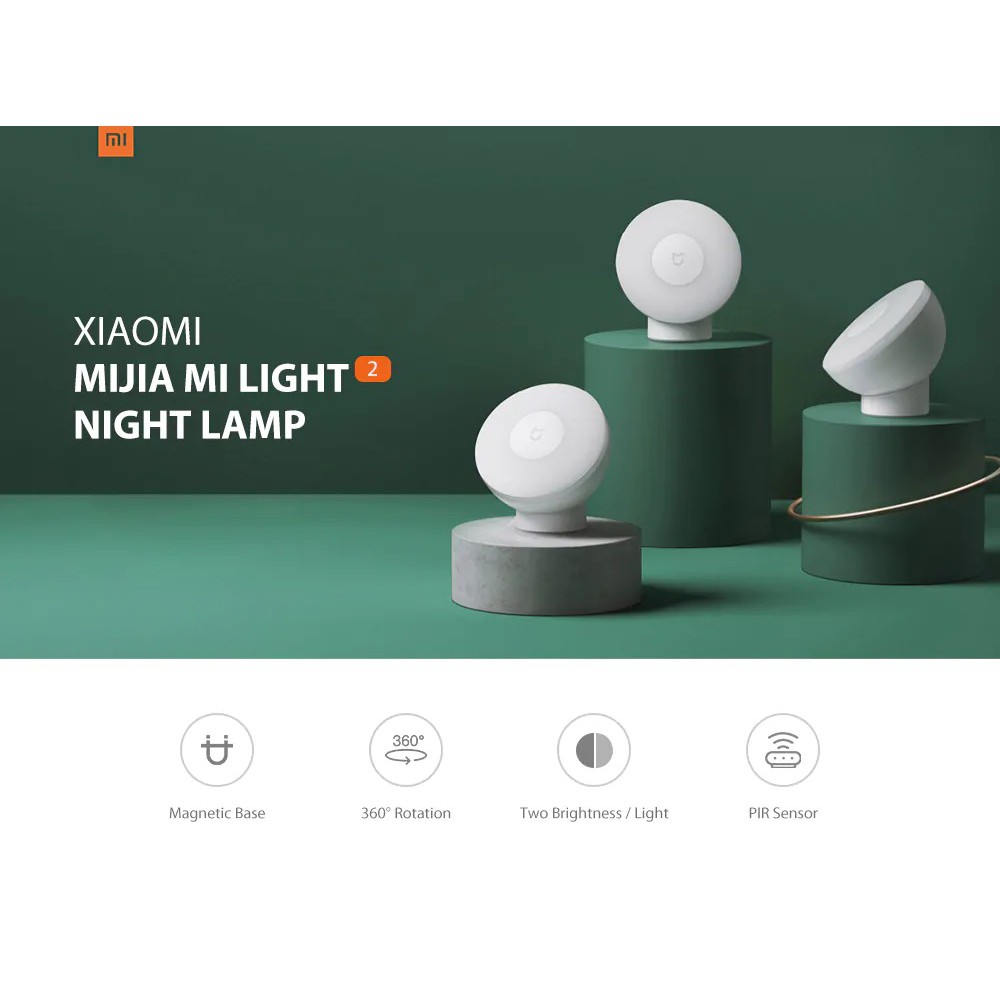 Đèn Cảm Biến Hồng Ngoại Xiaomi Mijia MJYD02YL Night Light 2 | Shopee Việt Nam