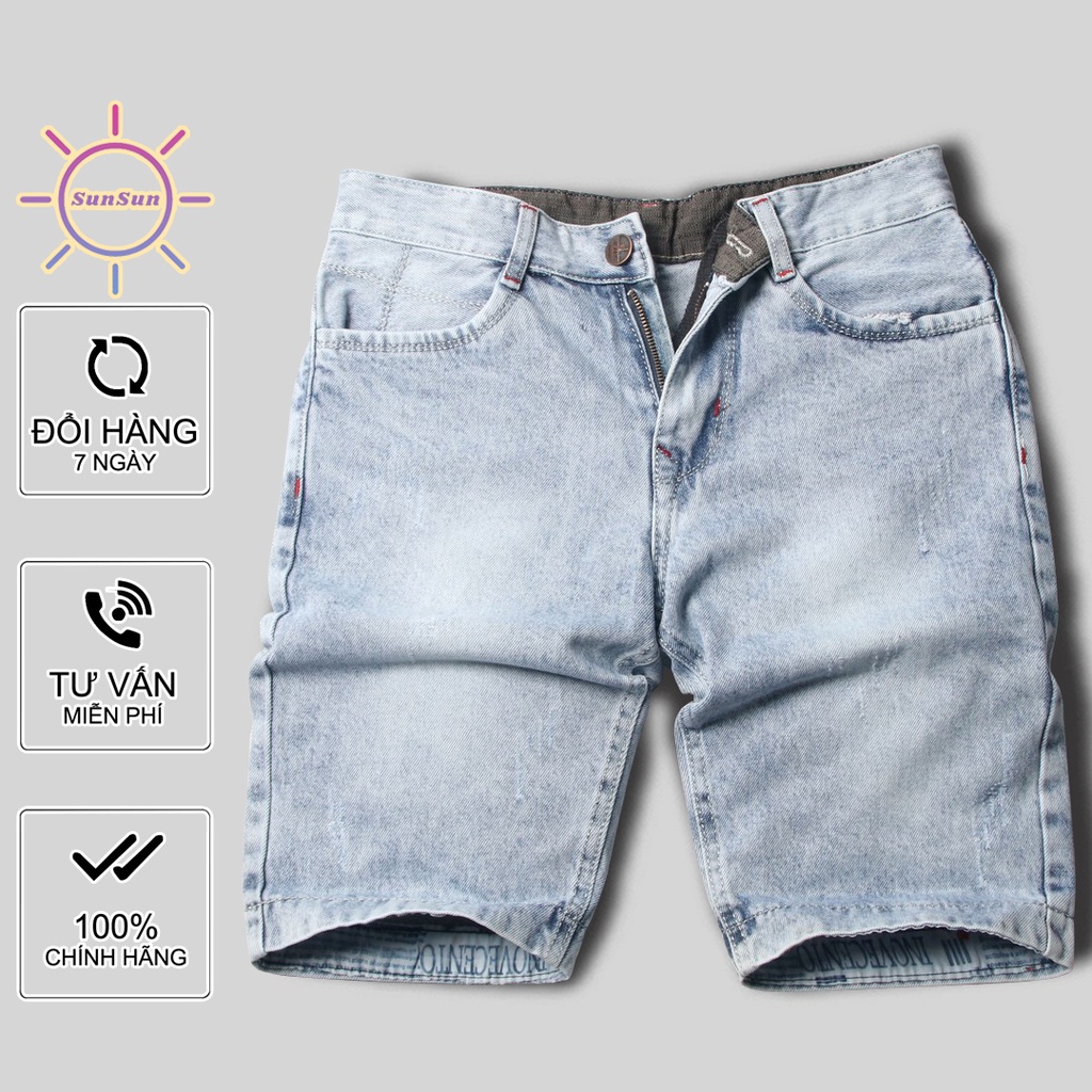 Quần short jean nam  shop Sunsun chuyên quần ngố nam