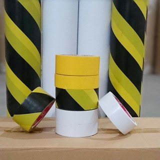 Băng Keo Dán Nền  phân chia khu vực MÀU VÀNG ĐEN 5F 33m - BAO BÌ KHẢ ANH