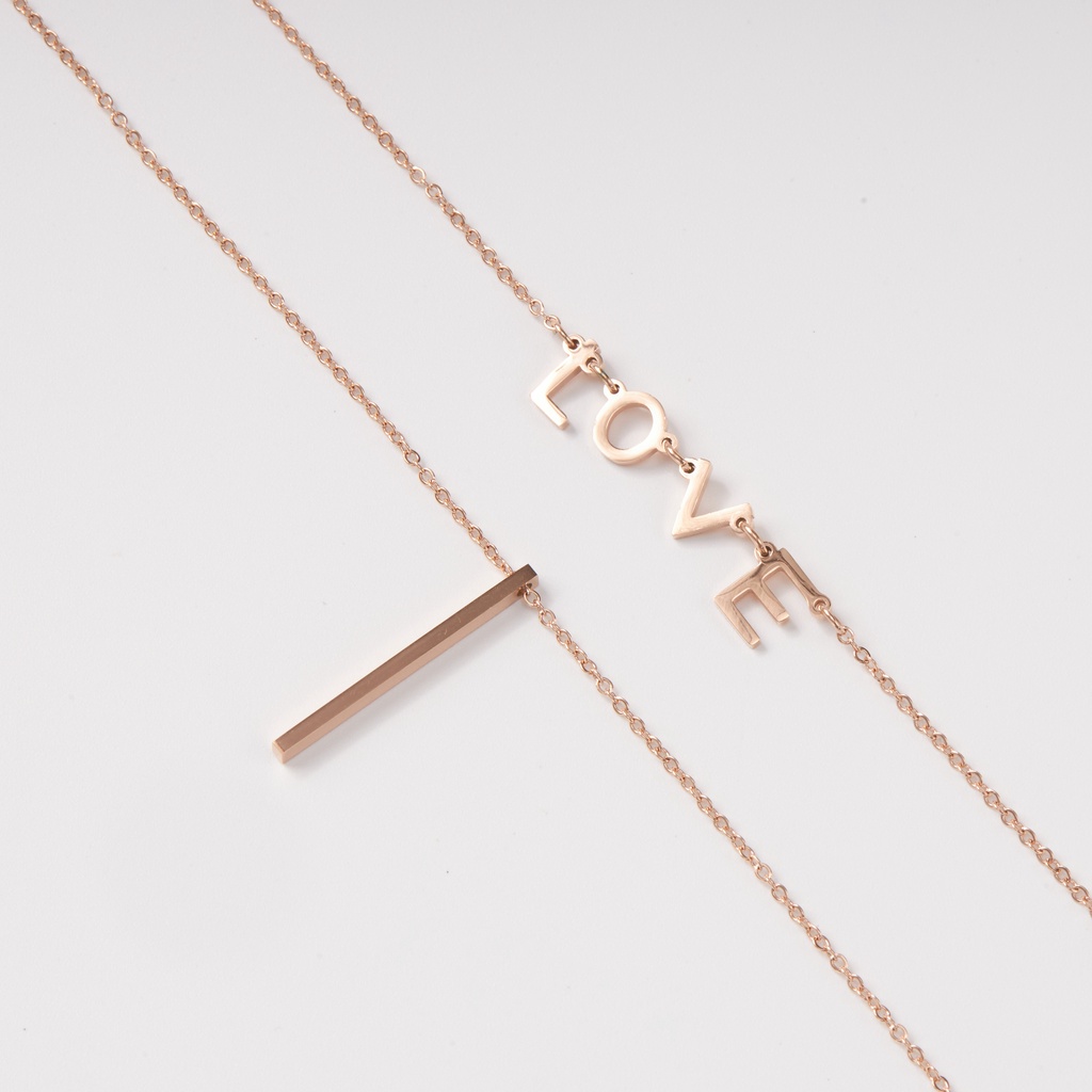 Dây chuyền nữ CDE I LOVE Necklace CDE6018RG