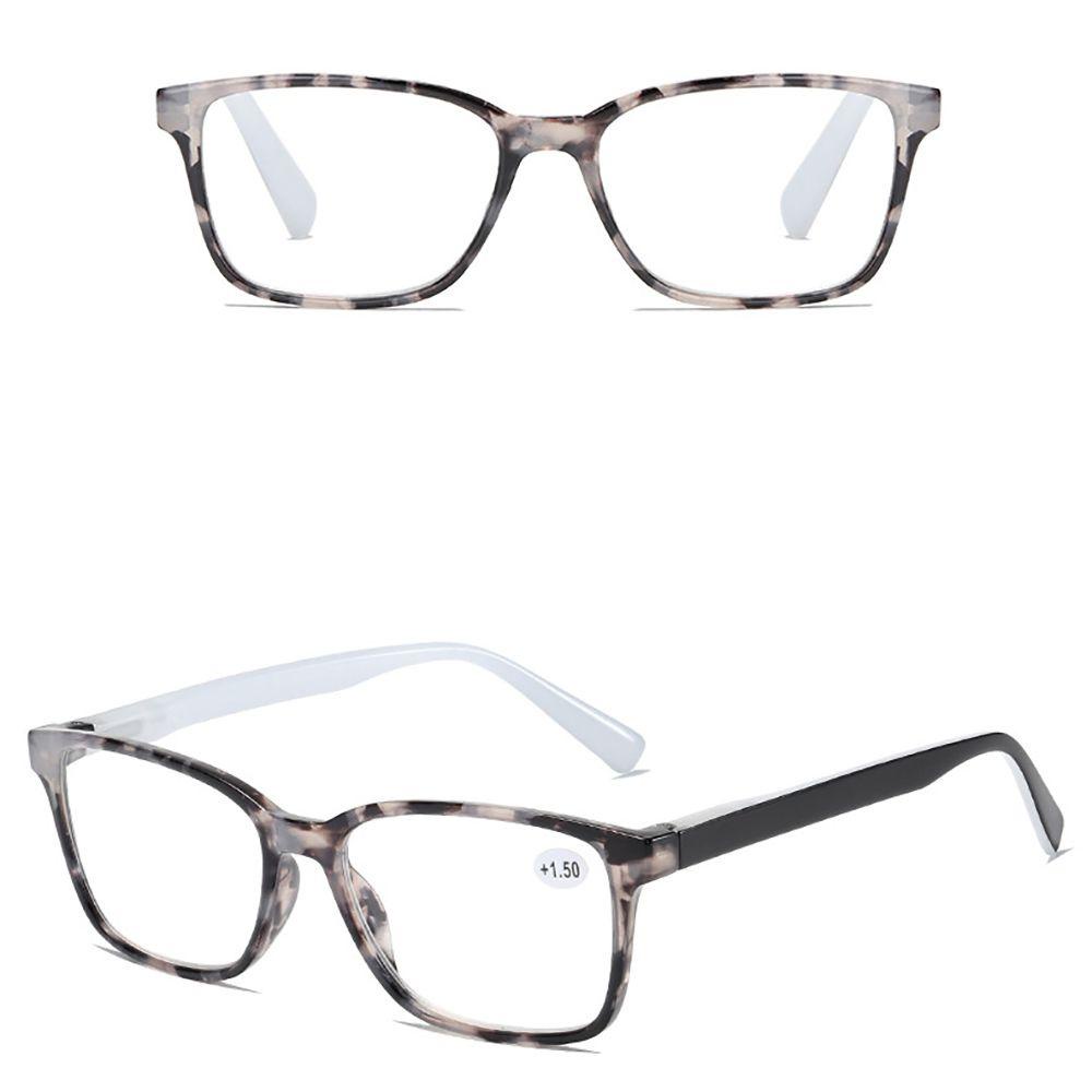 Kính Đọc Sách Chống Bức Xạ Bằng Nhựa Resin Chống Bức Xạ In Họa Tiết Da Báo Phong Cách Retro Cho Nam Và Nữ