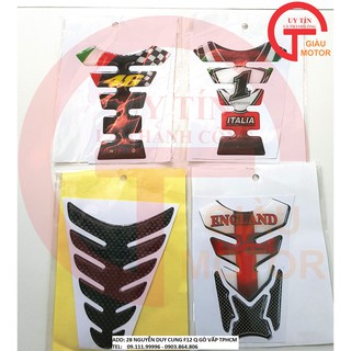 [HÀNG MỚI] TEM ỐP BÌNH XĂNG XE PHÂN KHỐI SIZE NHỎ IBOX CHỌN MẪU TINH SẢO