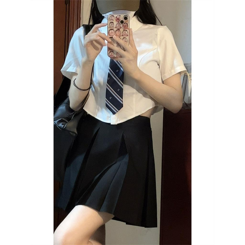 Xiaozhainv Áo Sơ Mi Tay Ngắn Thời Trang Dành Cho Nữ